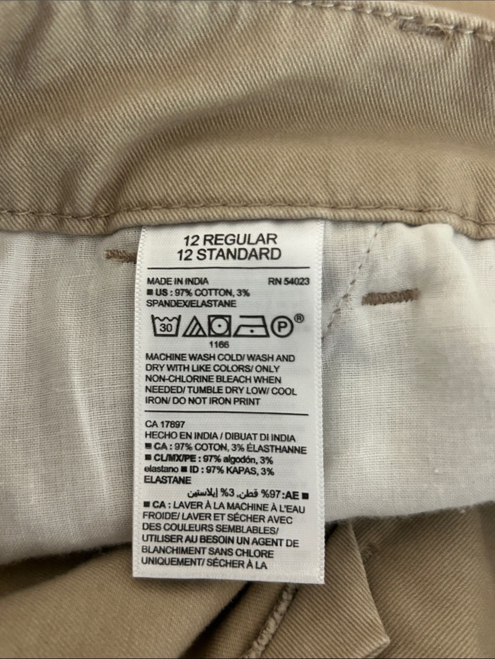 Old Navy Women’s Boot-Cut Pants Size 12 Regular Khaki Tan - Picture 6 of 10